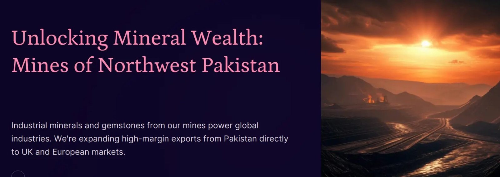 Mines of Northwest Pakistan